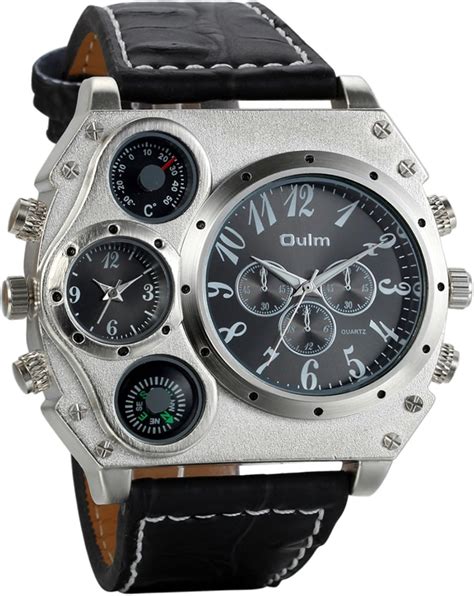 men's big face watches